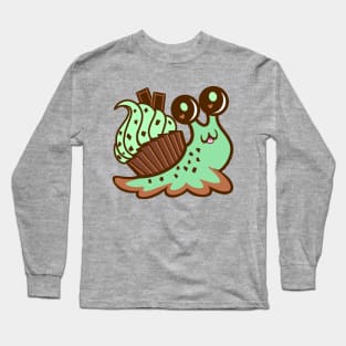 Mint Chocolate Snail Long Sleeve T-Shirt